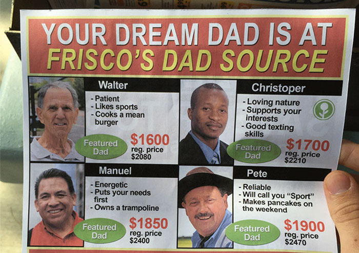 I Made A Fake Father’s Day Sale Flyer And Left It In My Neighbors’ Mailboxes