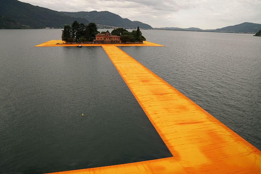 Christo's 3km Floating Walkway Across Italy's Lake Iseo Open To Public