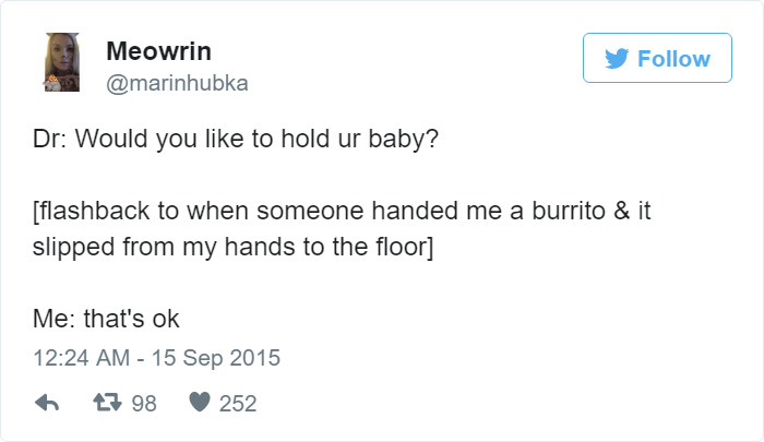 Funny Tweet About Babies