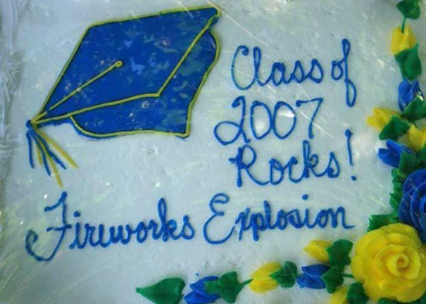 Class Of 2007 Rocks! Fireworks Explosion