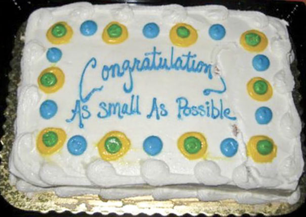 Congratulations As Small As Possible