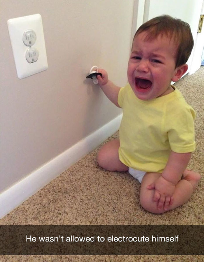 He wasn't allowed to electrocute himself
