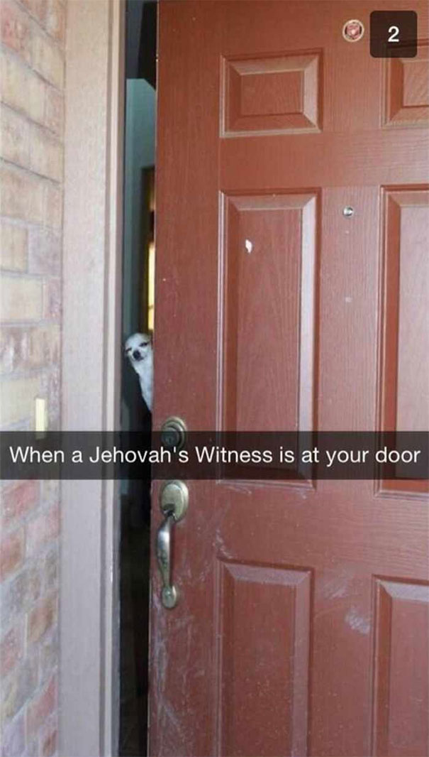 When A Jehovah's Witness Is At Your Door