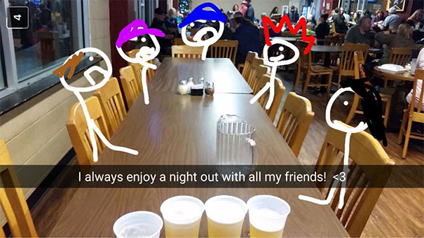 I Always Enjoy A Night Out With All My Friends