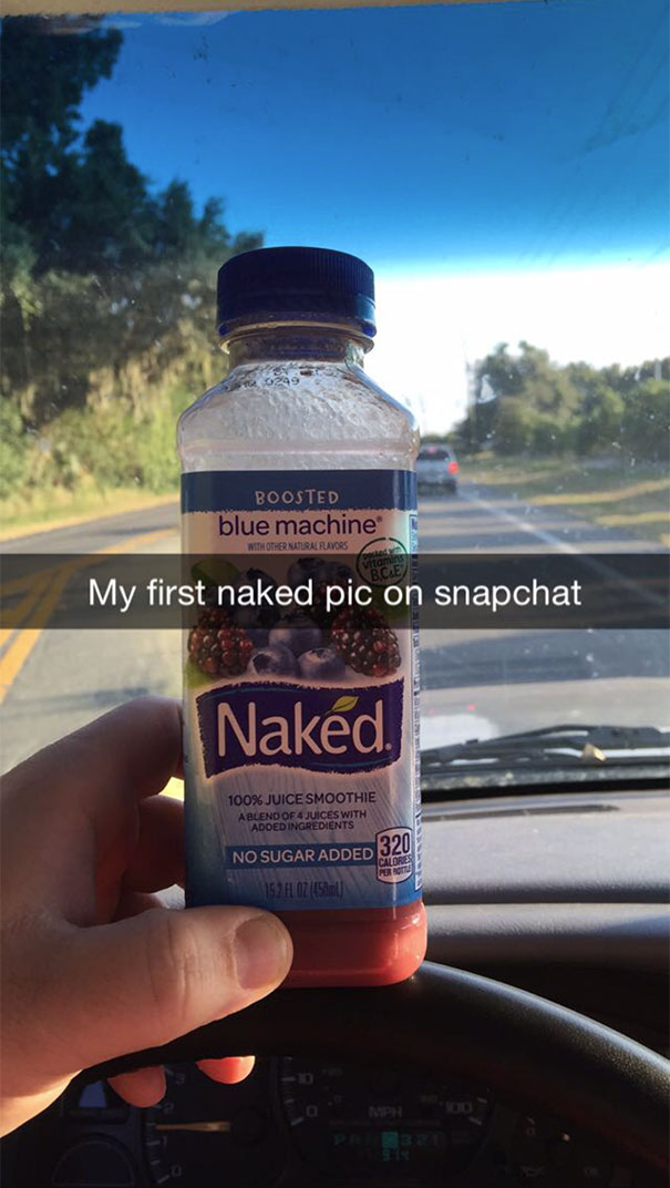 My First Naked Pic On Snapchat