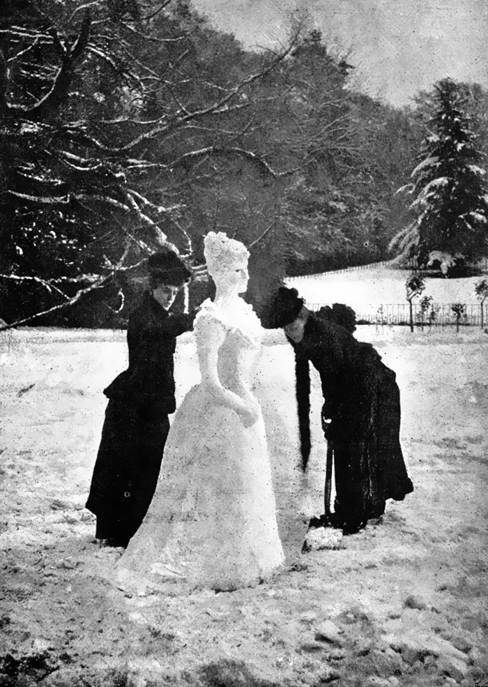 A Snow Lady, 1892