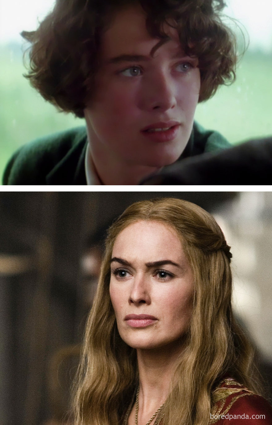 Lena Headey As Young Mary (In 1992's Waterland) And As Cersei Lannister (In GoT)