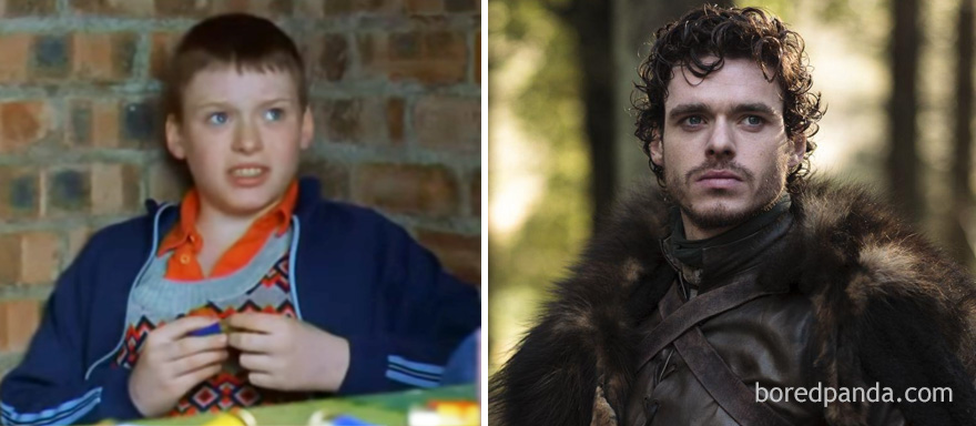 Richard Madden As Young Andy (in 2000's Complicity) And As Robb Stark (In GoT)