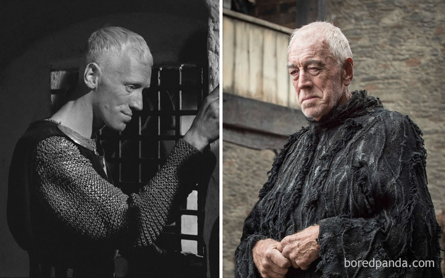 Max Von Sydow As Antonius Block (In 1957's The Seventh Seal) And As Three-Eyed Raven (In GoT)