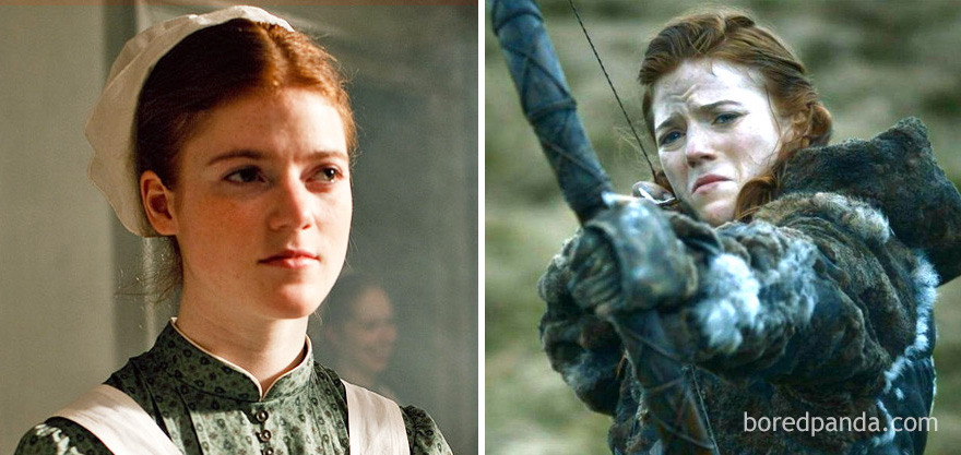 Rose Leslie As Gwen Dawson (In 2010's Downton Abbey) And As Ygritte (In GoT)