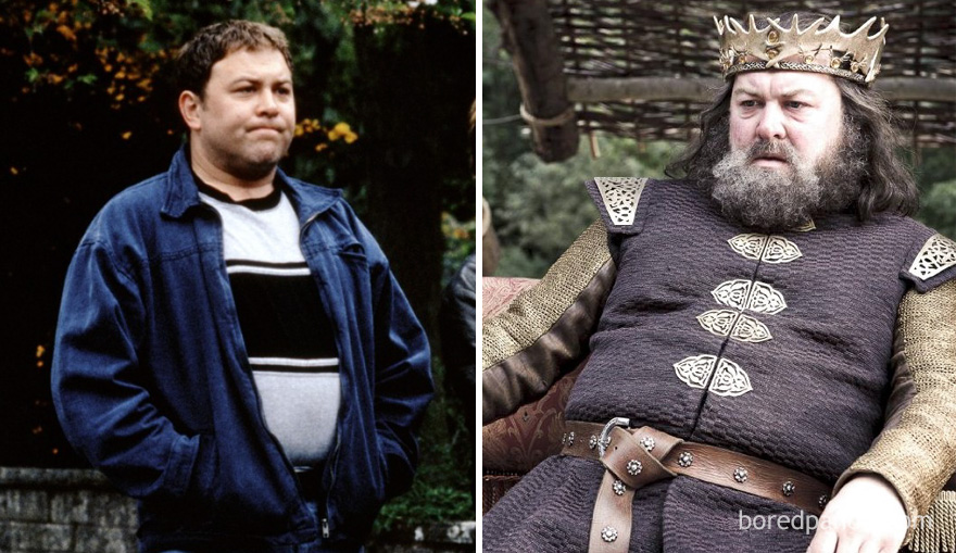 Mark Addy As David 'Dave' (In 1997's The Full Monty) And As Robert Baratheon (In GoT)