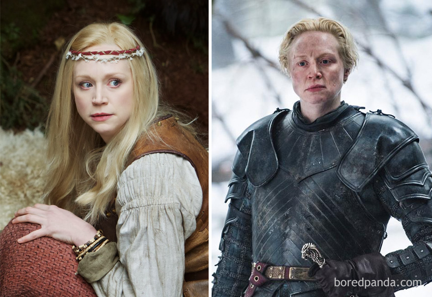 Gwendoline Christie As Lexi (In 2012's Wizards Vs. Aliens) And As Brienne Of Tarth (In GoT)