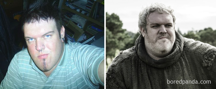 Young Kristian Nairn And As Hodor (In GoT)