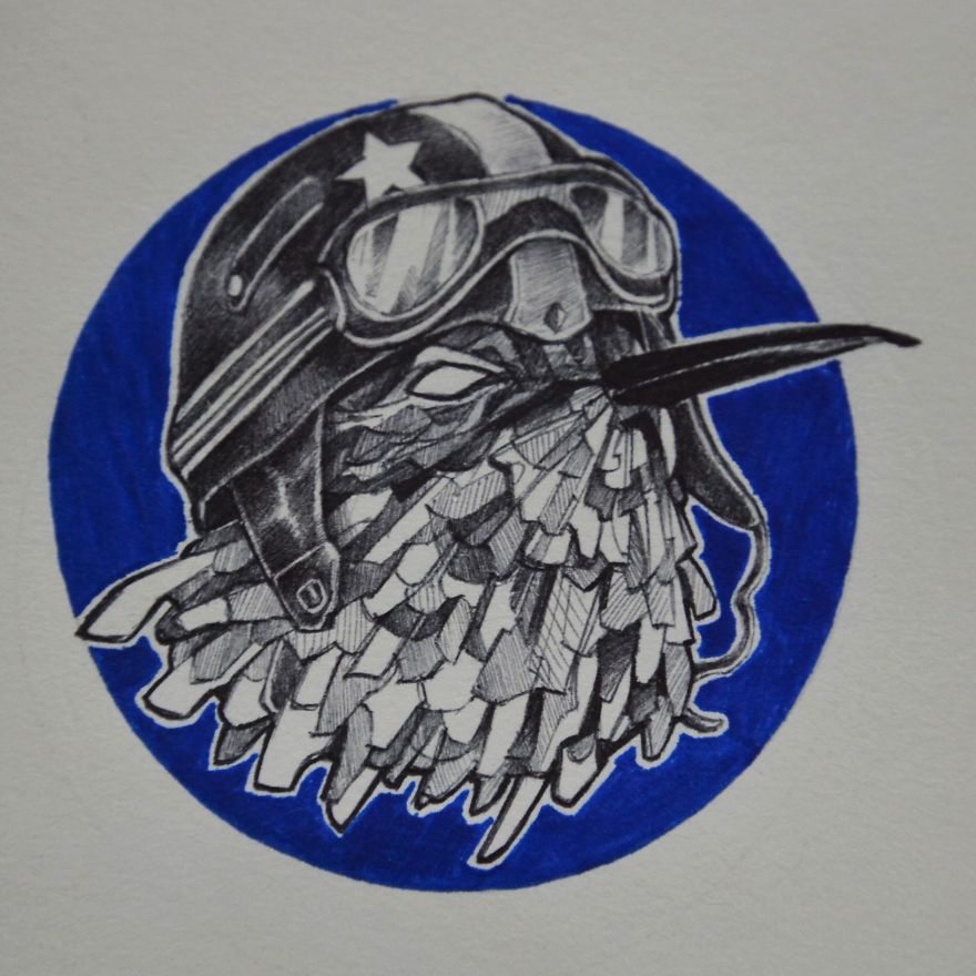 Every Free Time I Create Animal Drawings With A Twist !