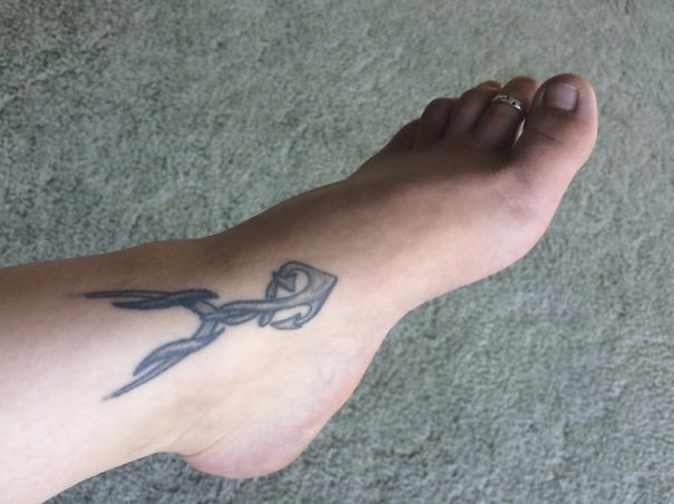 Anchore ankle tattoo