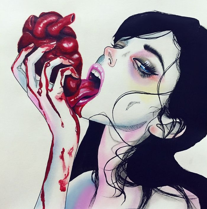 I Draw Illustrations Of Women With Personality Disorders