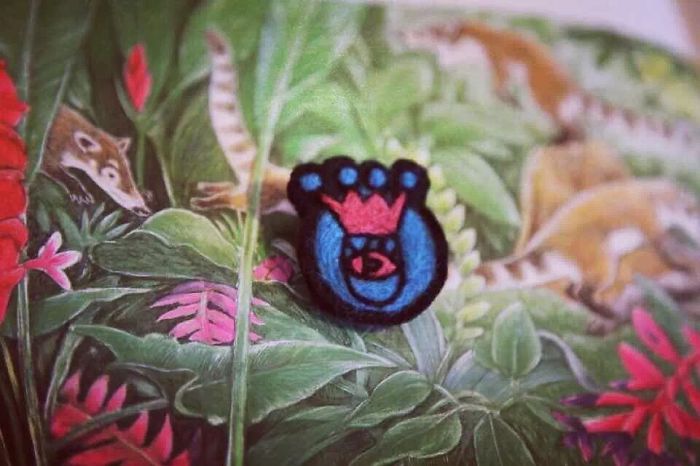 Hand Made Brooch Made By Myself