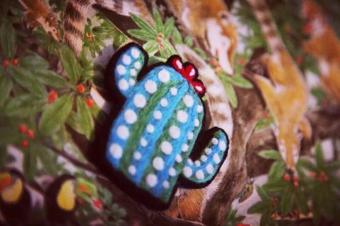 Hand Made Brooch Made By Myself