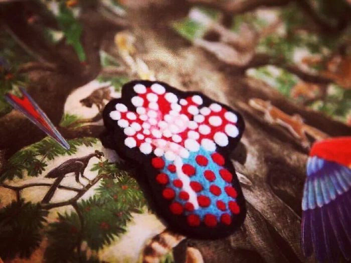 Hand Made Brooch Made By Myself