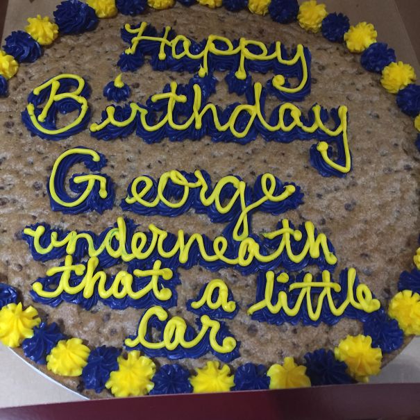 My Grandsons 16 Birthday Cake ! Should Have Been A Matchbox Car On It ! Lol