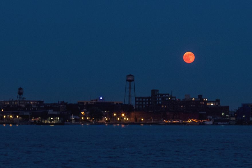 I Captured Full Moon During The Summer Solstice In New York City