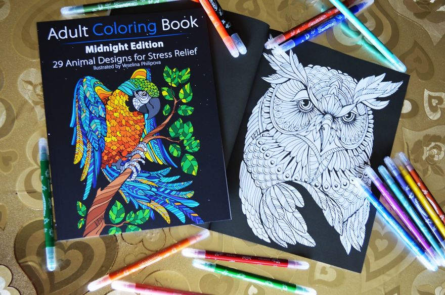 This Coloring Book Will Make You Relax With Its Awesome Animal Designs