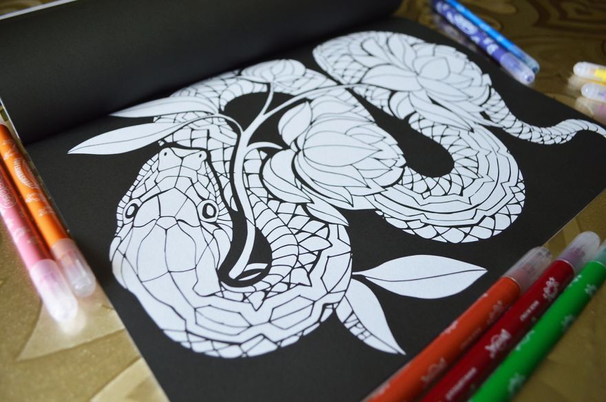 This Coloring Book Will Make You Relax With Its Awesome Animal Designs