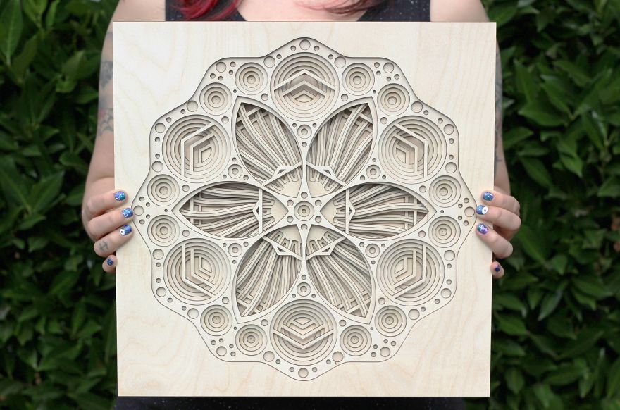 Download We Stack Layers Of Laser Cut Wood To Make Intricate ...