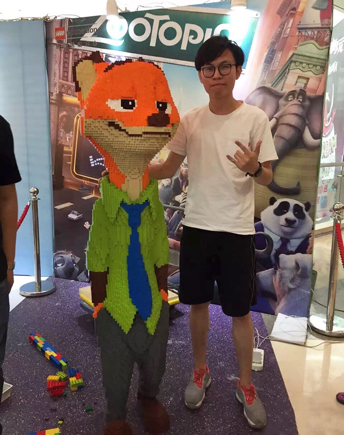 Man Spends 3 Days Making $15,000 LEGO Statue, Child Destroys It In Seconds