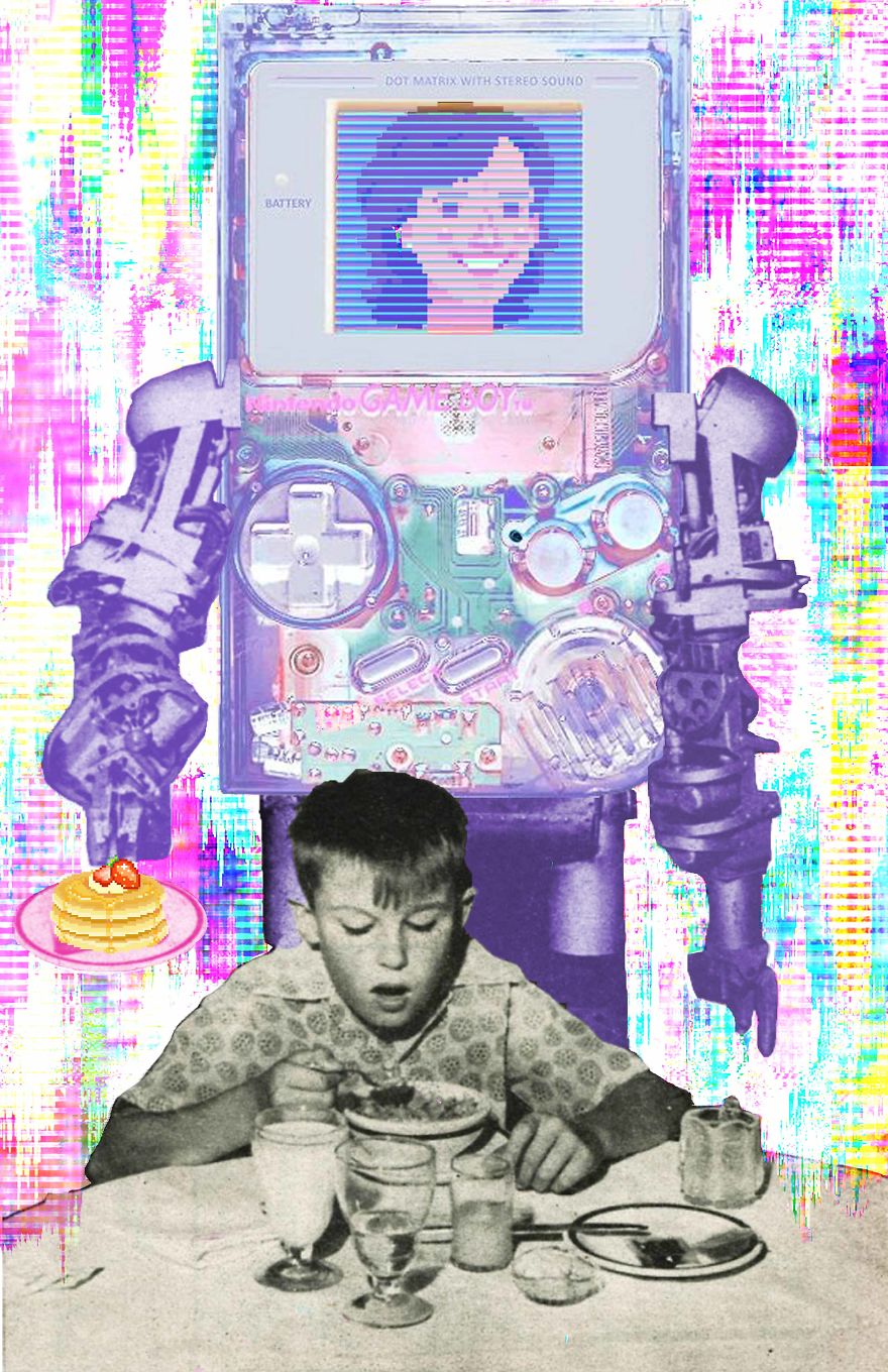 My Digital Collages Explain Today's Kids In Modern World