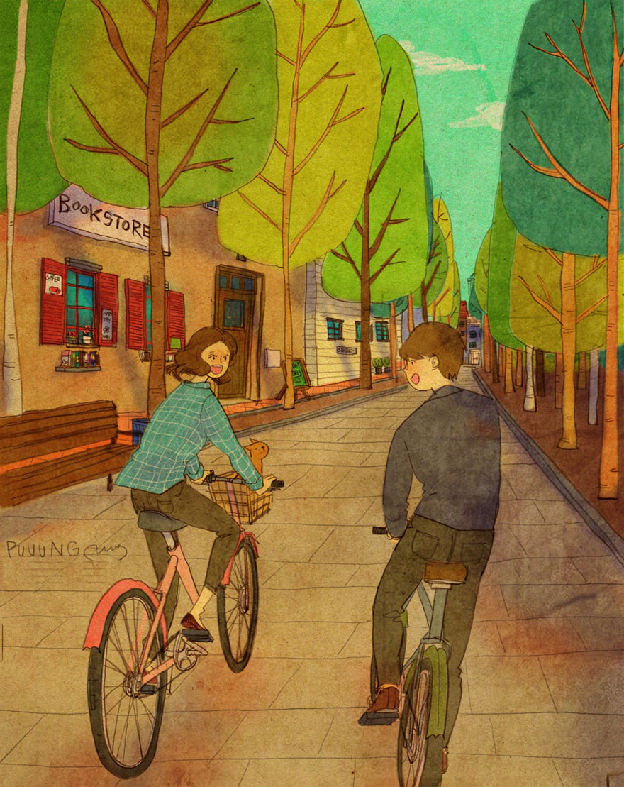 Riding Bicycles Together
