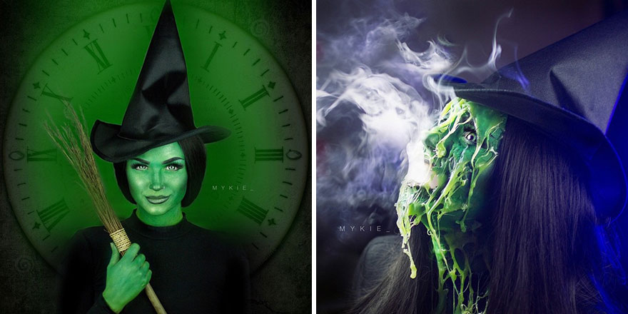 The Wicked Witch Before And After Melting