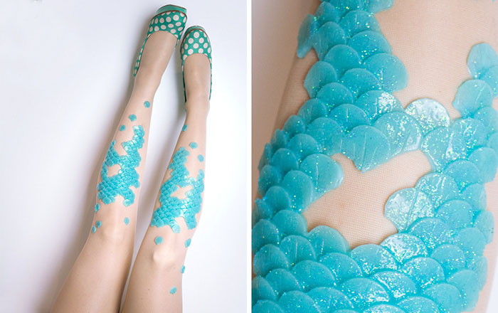 Mermaid Tights That Make It Look Like You’re Developing A Tail