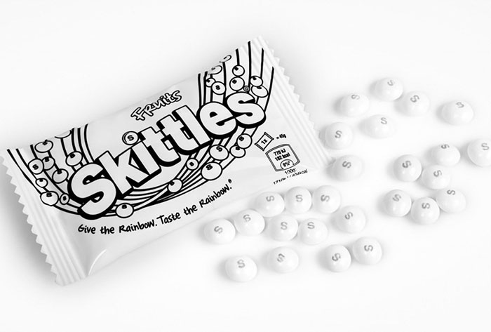 Skittles Gives Up Its Colors In Honor Of London Pride