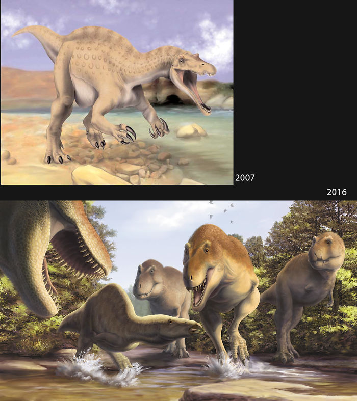 Paleoart From 2007 And 2016