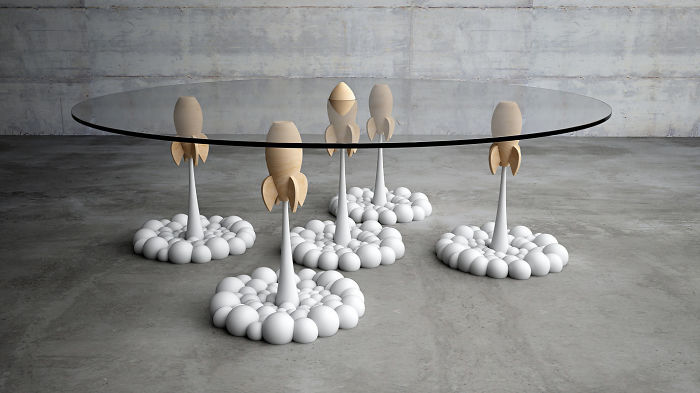 Rocket Coffee Table By Stelios Mousarris