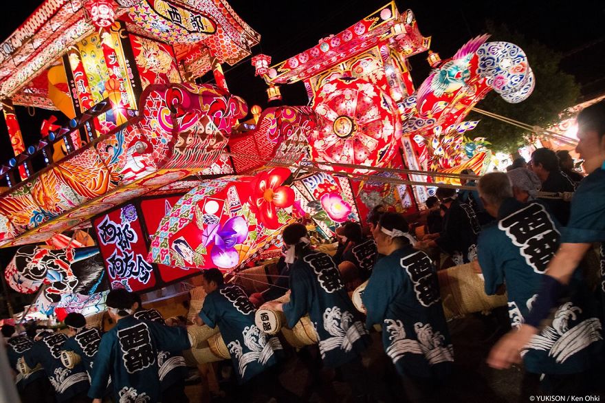 I Photographed Beautiful Yotaka Andon Matsuri Festival In Japan