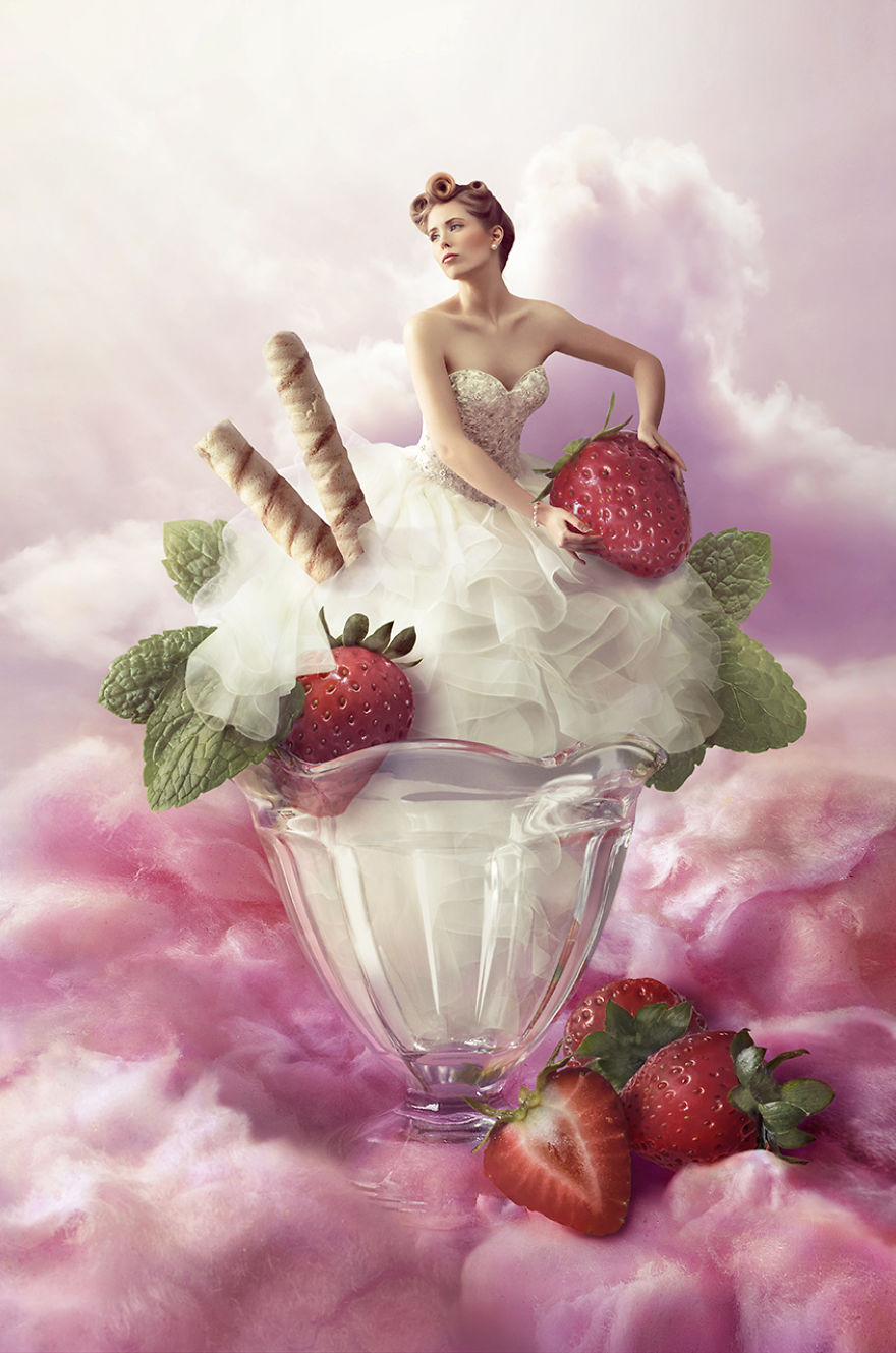 We Made A Surreal And Delicious Wedding Dress Ad