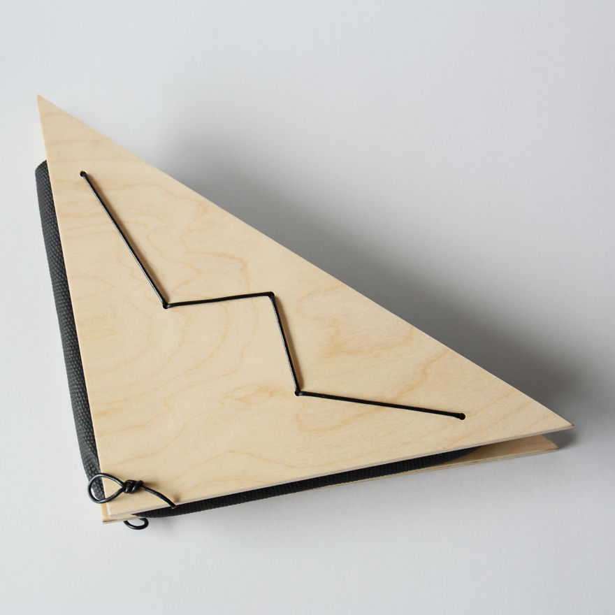 Triangle Wooden Purse