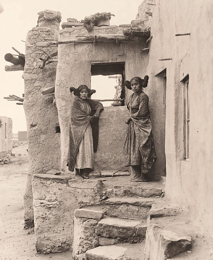 Hopi Girls, 1900, By Frederick Monsen