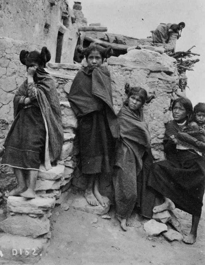 Hopi Girls, 1900