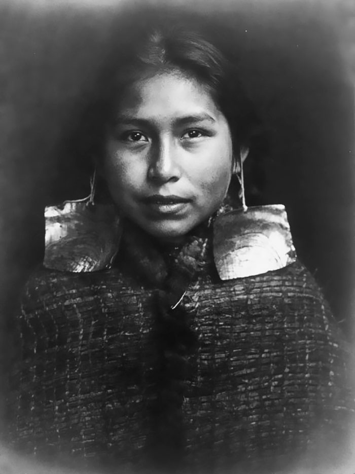 Tsawatenok Girl, 1914, By Edward Curtis