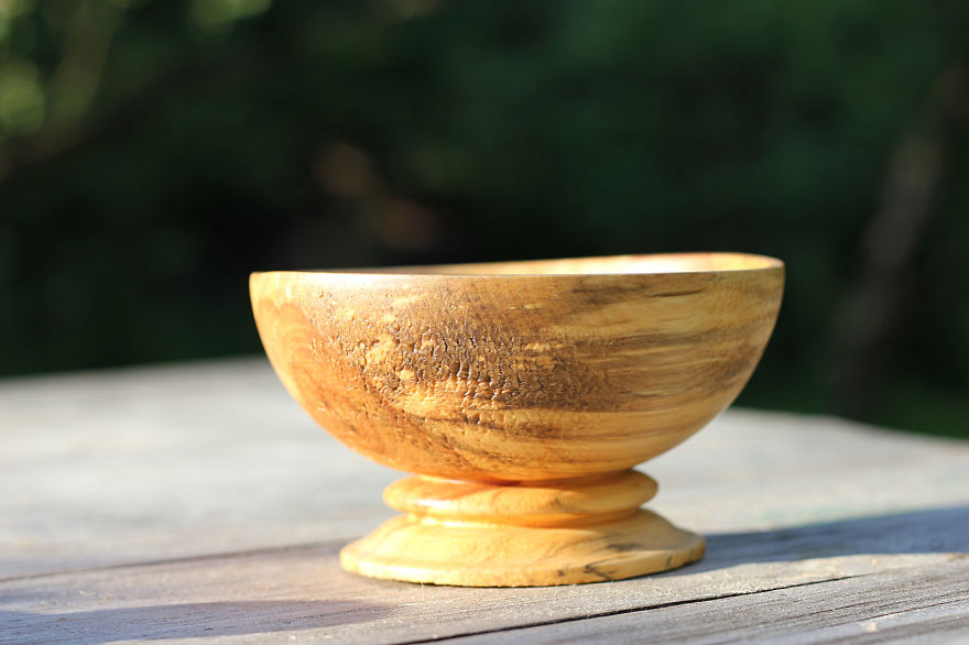 Unique Wood-turned Bowls And Vases