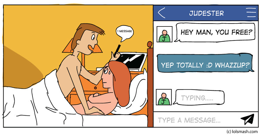 I Draw What It's Like To Be A Facebook/social Network Addict