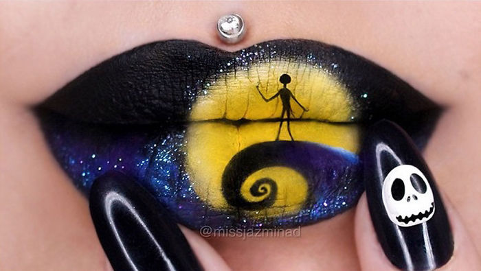 Creative-lip-makeup