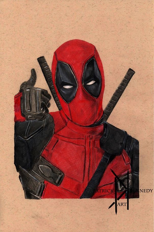 My Drawing Of Deadpool