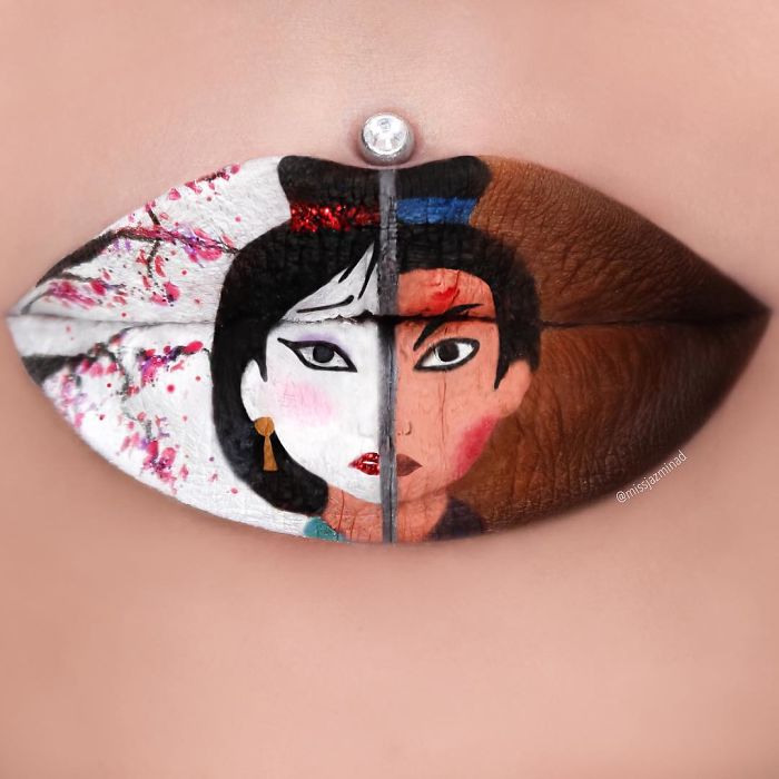 Creative-lip-makeup