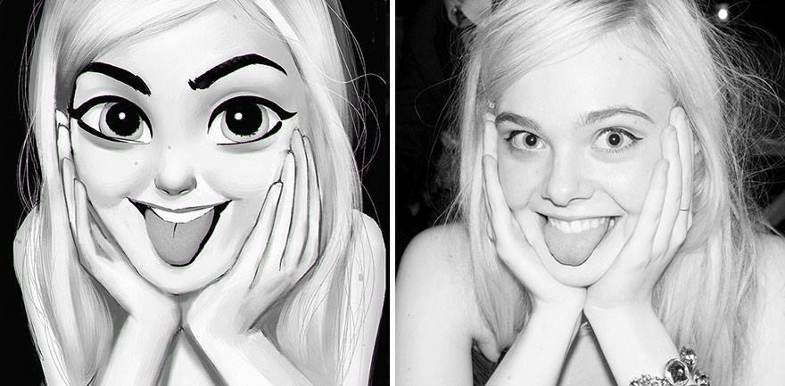 Photos Of Common People Into Fun Illustrations