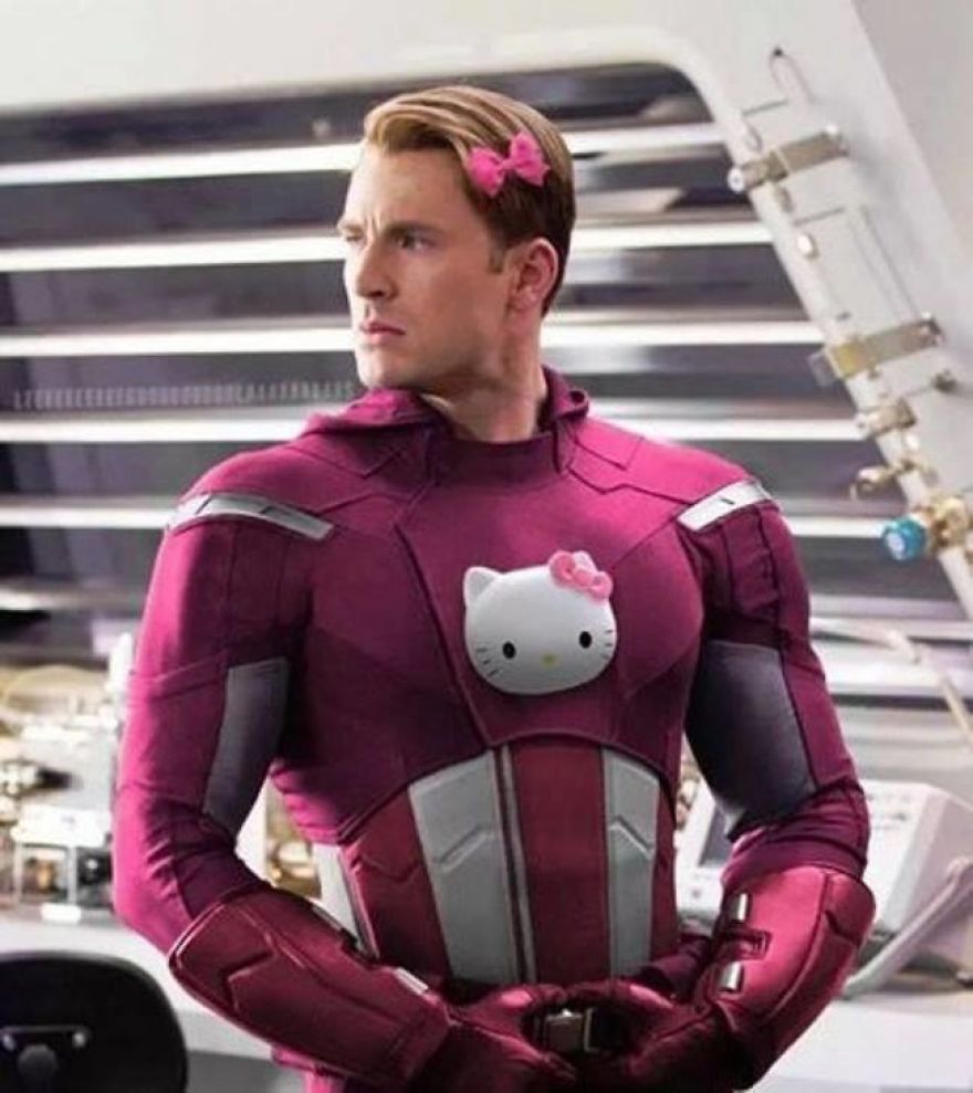 Characters In Hello Kitty Costume !!