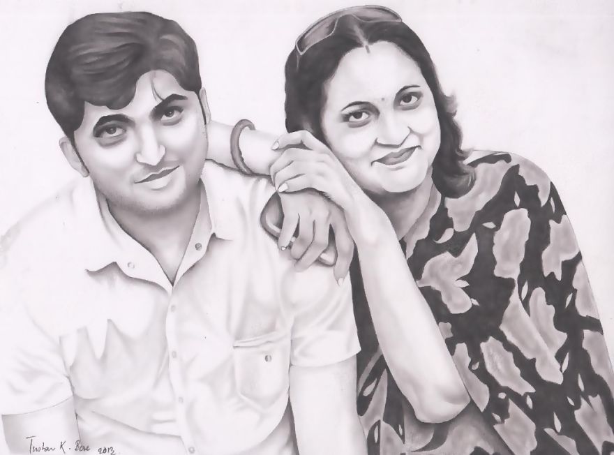 My Pencil Portraits On Paper